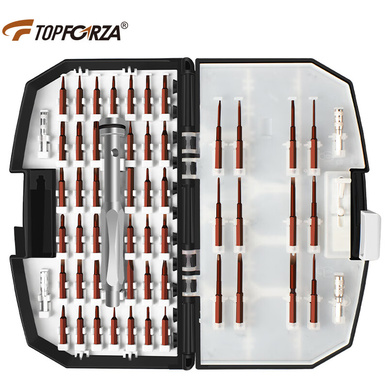 Полный набор отверток TOPFORZA SD-7519, многофункциональная прецизионная отвертка промышленного класса 57 в 1, инструмент для разборки