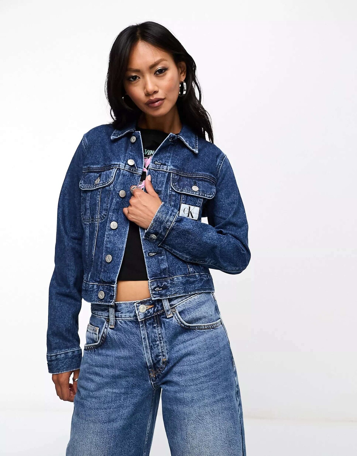 

Укороченная куртка 90-х годов Calvin Klein Jeans