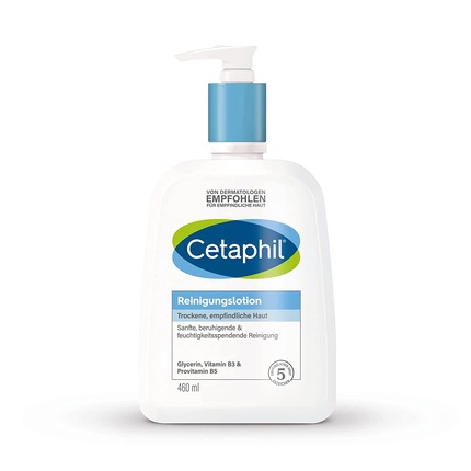Cetaphil Нежное очищающее средство для сухой и чувствительной кожи 460мл увлажняющий лосьон для сухой и чувствительной кожи 460мл cetaphil