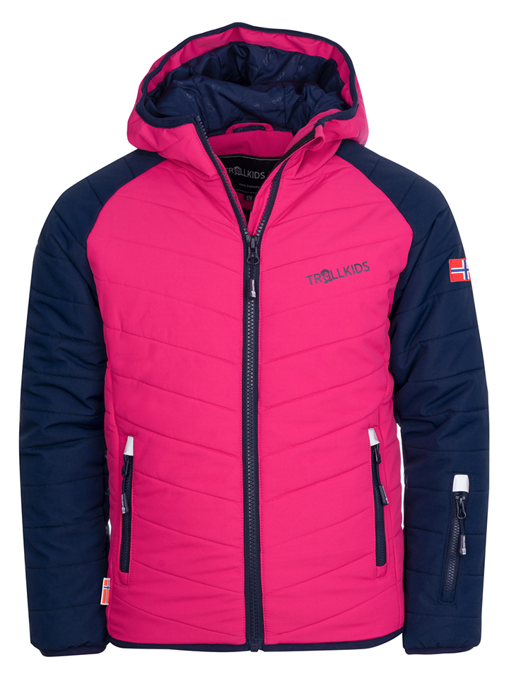 Лыжная куртка Trollkids Myrkdalen, розовый