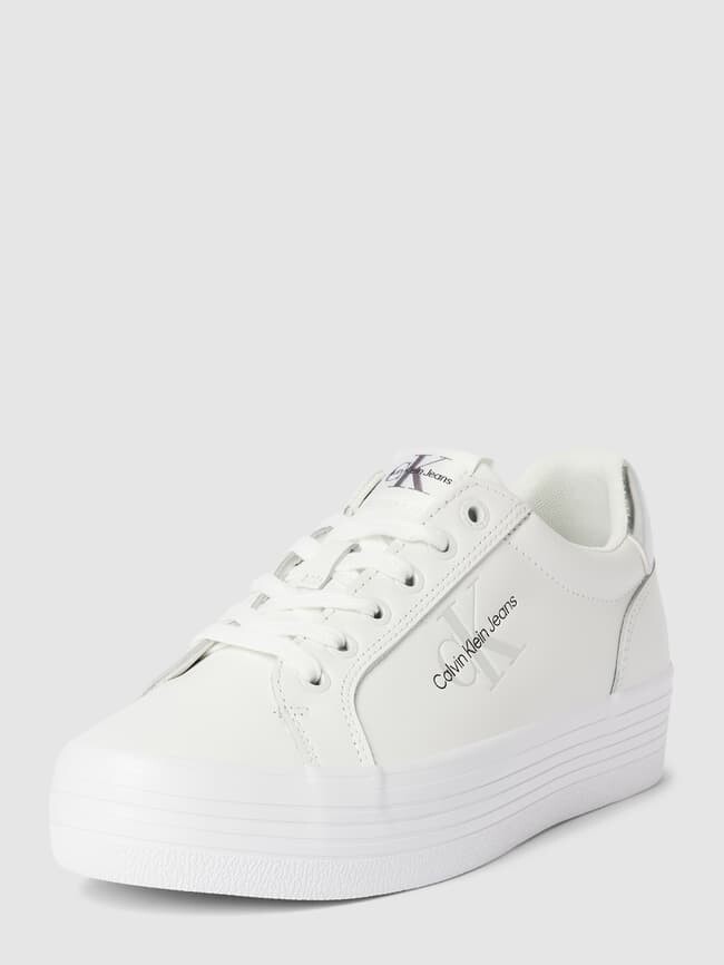 

Кроссовки на платформе с лейблом Calvin Klein Jeans, белый
