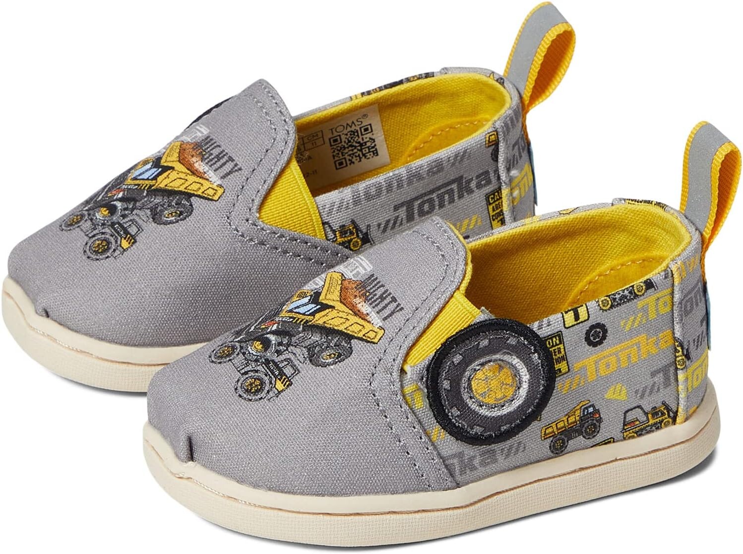 Лоферы Tonka Tiny Twin Gore Alpargata TOMS, цвет Ultimate Grey