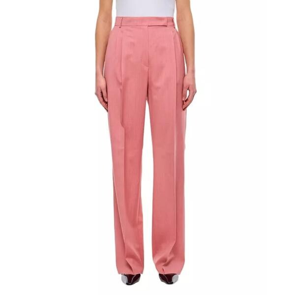

Брюки durante wide leg pants Max Mara, розовый