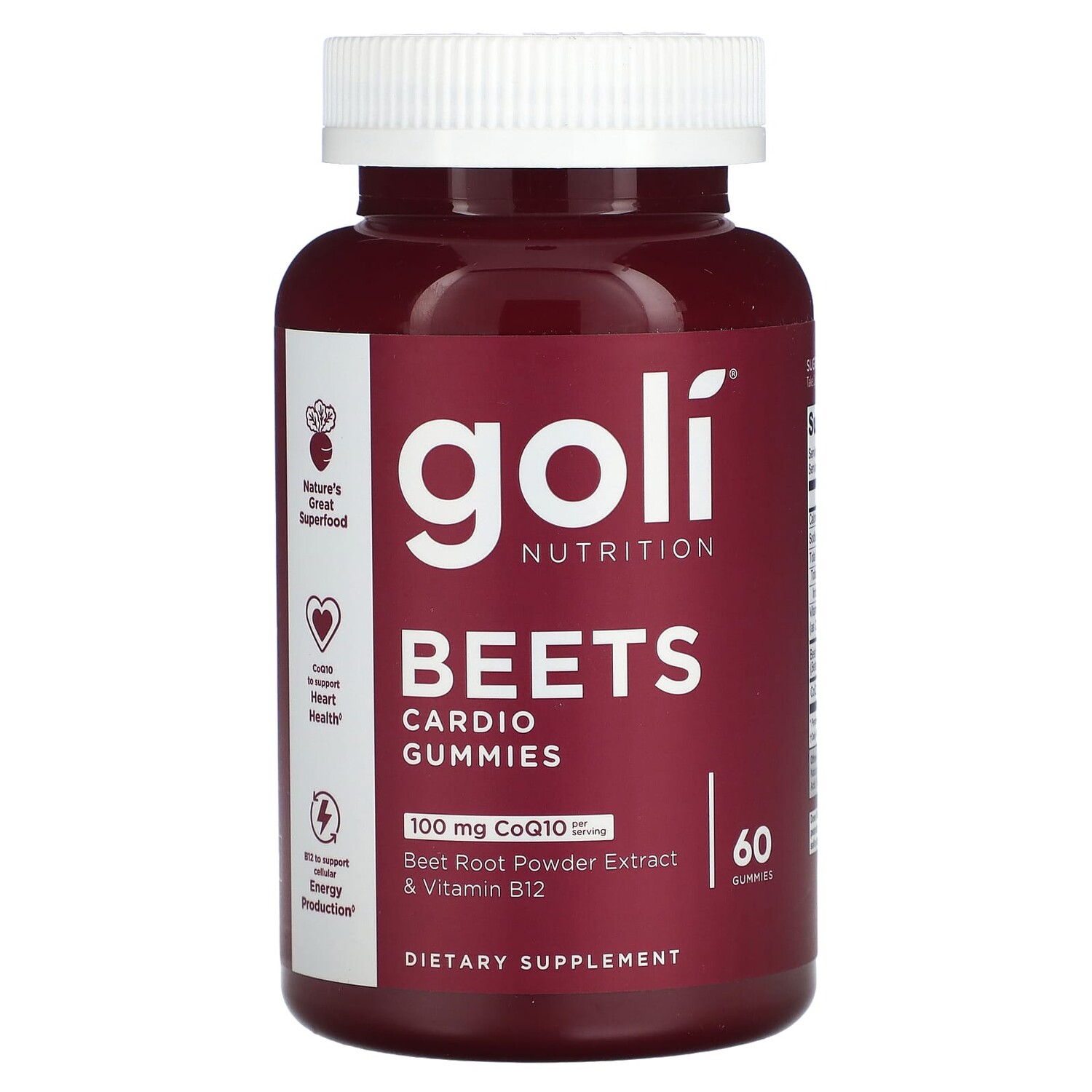 

Жевательные мармеладки со свеклой, 60 шт., Goli Nutrition