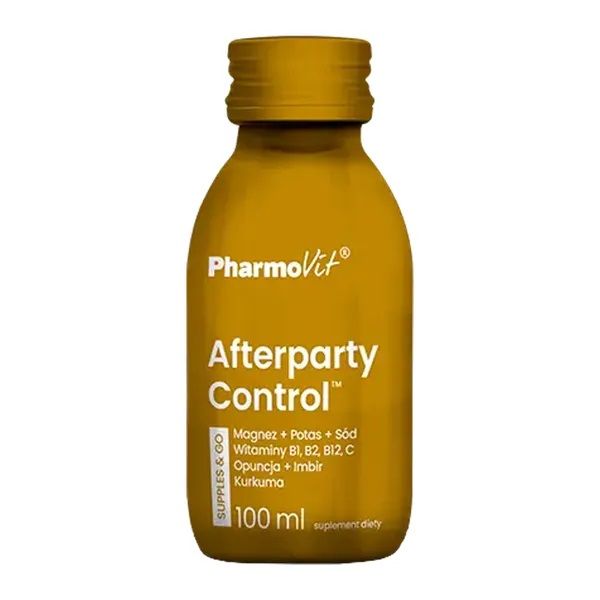 Жидкие электролиты Pharmovit Supples & Go Afterparty Control, 100 мл