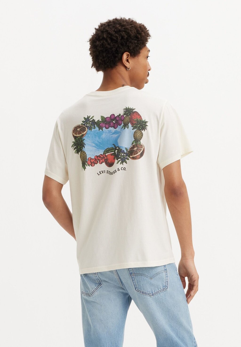 

Футболка с принтом TEE Levi's, бежевый