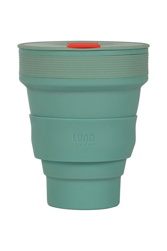 Складная чашка складная чашка Lund London, бирюзовый карабин чашка 304 чашка для кемпинга кружка из нержавеющей стали уличная складная спортивная чашка