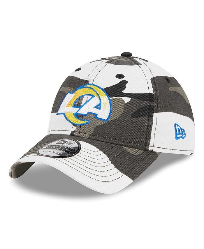 цена Молодежный камуфляж Los Angeles Rams 9TWENTY для мальчиков и девочек, регулируемая шапка New Era, серый