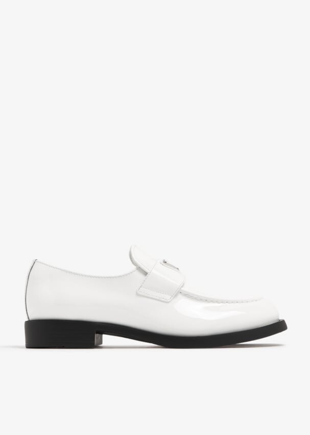 

Лоферы Prada Patent Leather, белый
