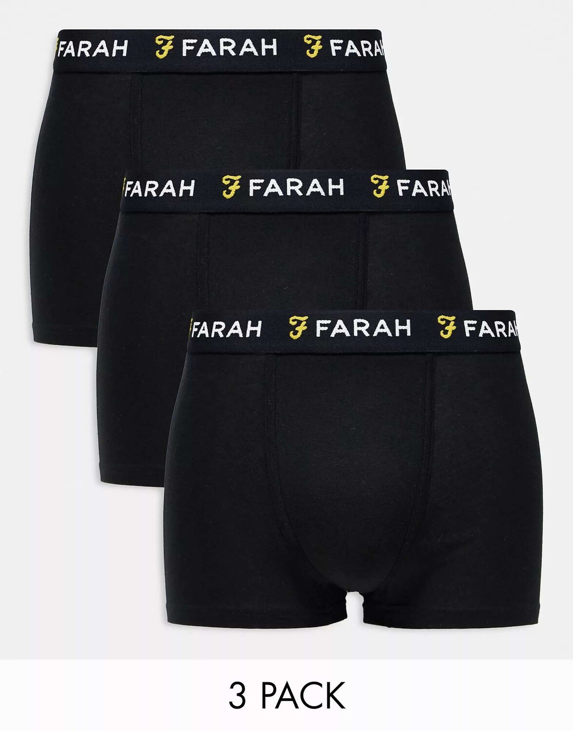 

Три пары боксеров Farah черного цвета