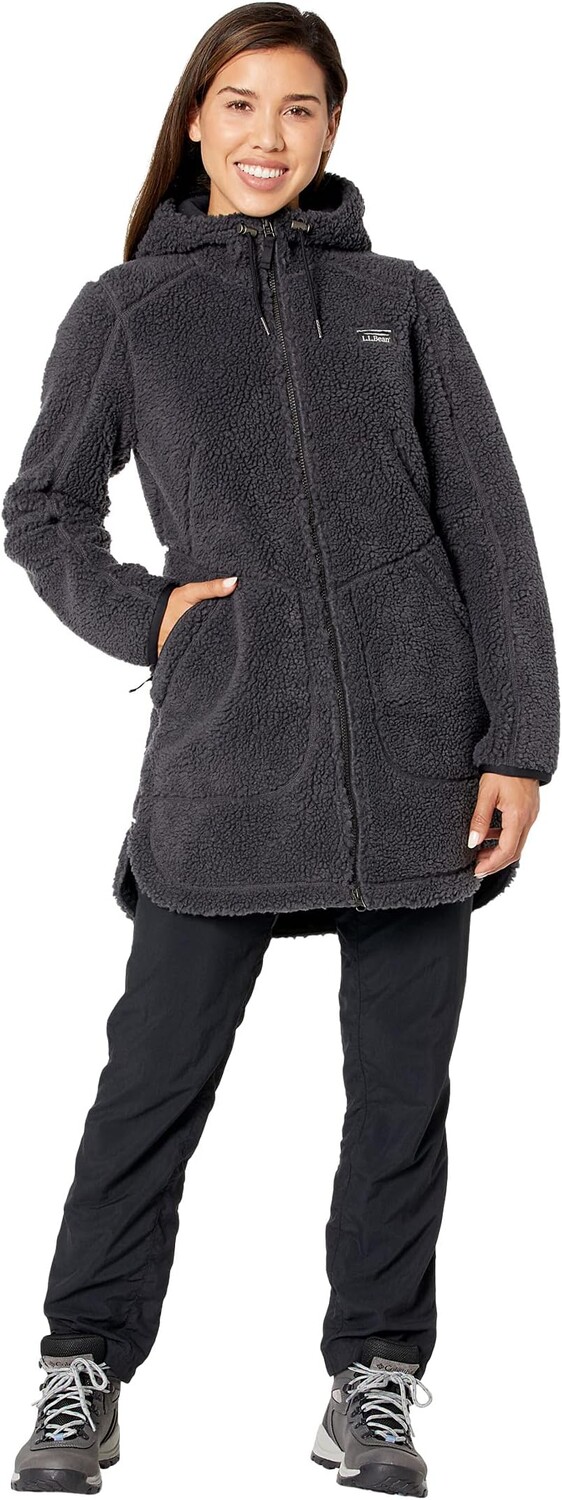 

Куртка Mountain Pile Fleece Coat L.L.Bean, цвет Alloy Gray
