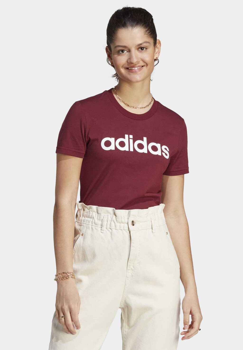 

Футболка с принтом Adidas, Коричневый