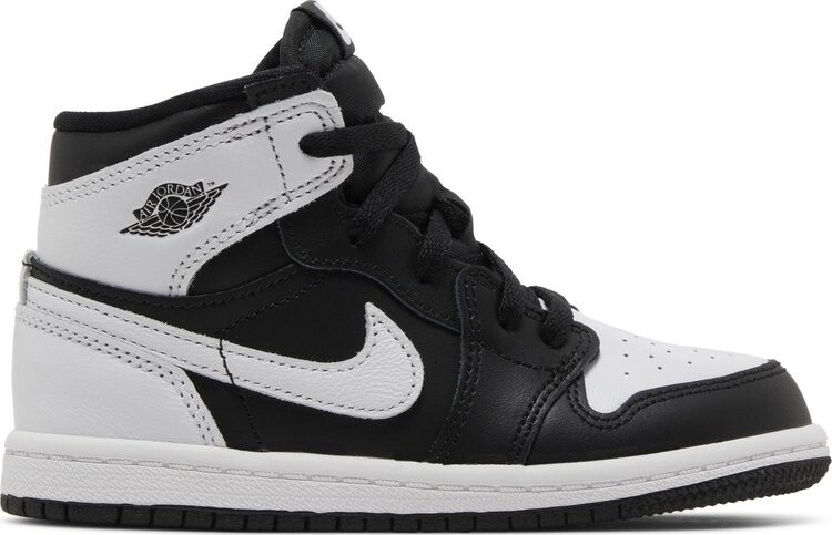 

Кроссовки Air Jordan 1 Retro High OG TD 'Black White 2.0', черный