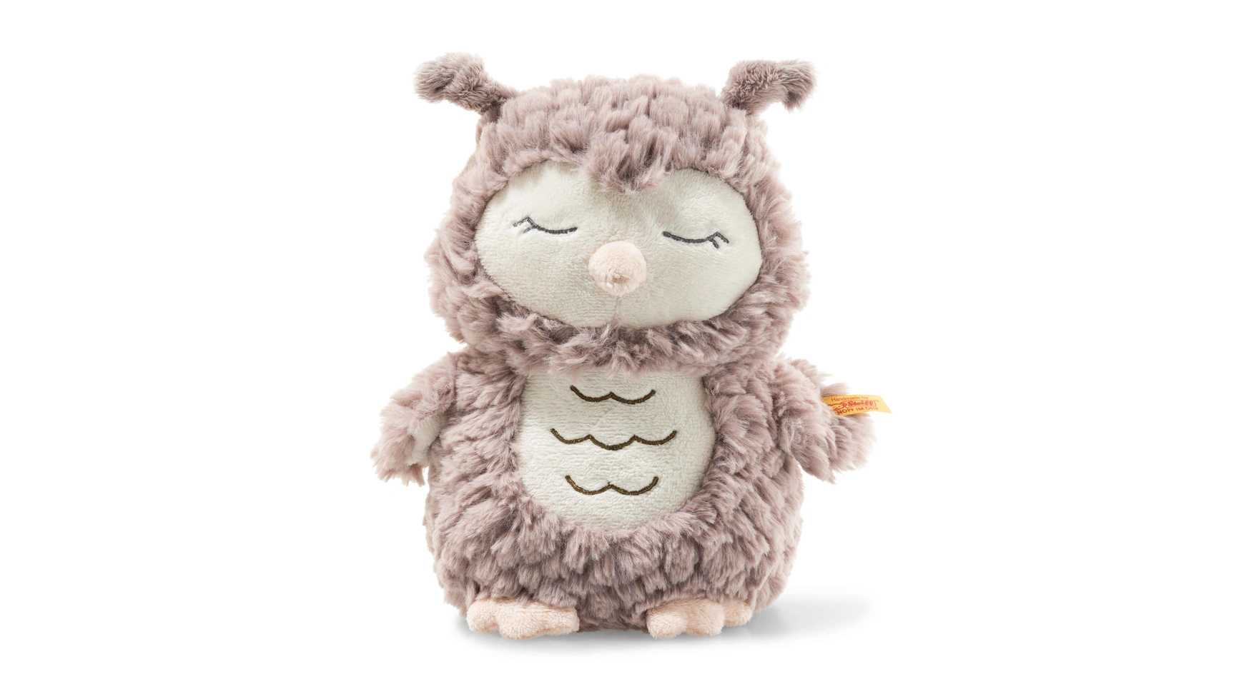цена Steiff Soft Cuddly Friends Ollie Owl 23 розово-коричневый