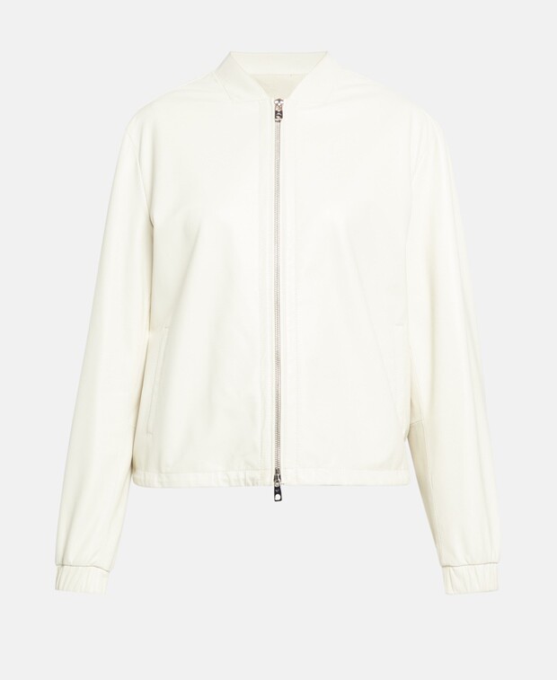 

Куртка из кожи ягненка Emporio Armani, бежевый