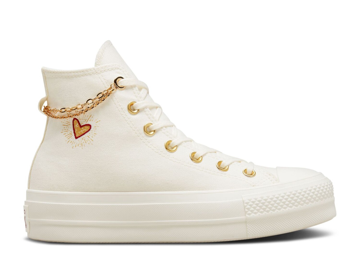 

Кроссовки Converse Wmns Chuck Taylor All Star High 'Valentine'S Day 2023', кремовый, Бежевый
