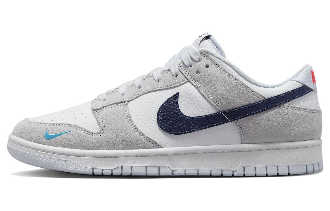

Nike Nike Dunk Low White Grey Navy Aqua Mini Swoosh