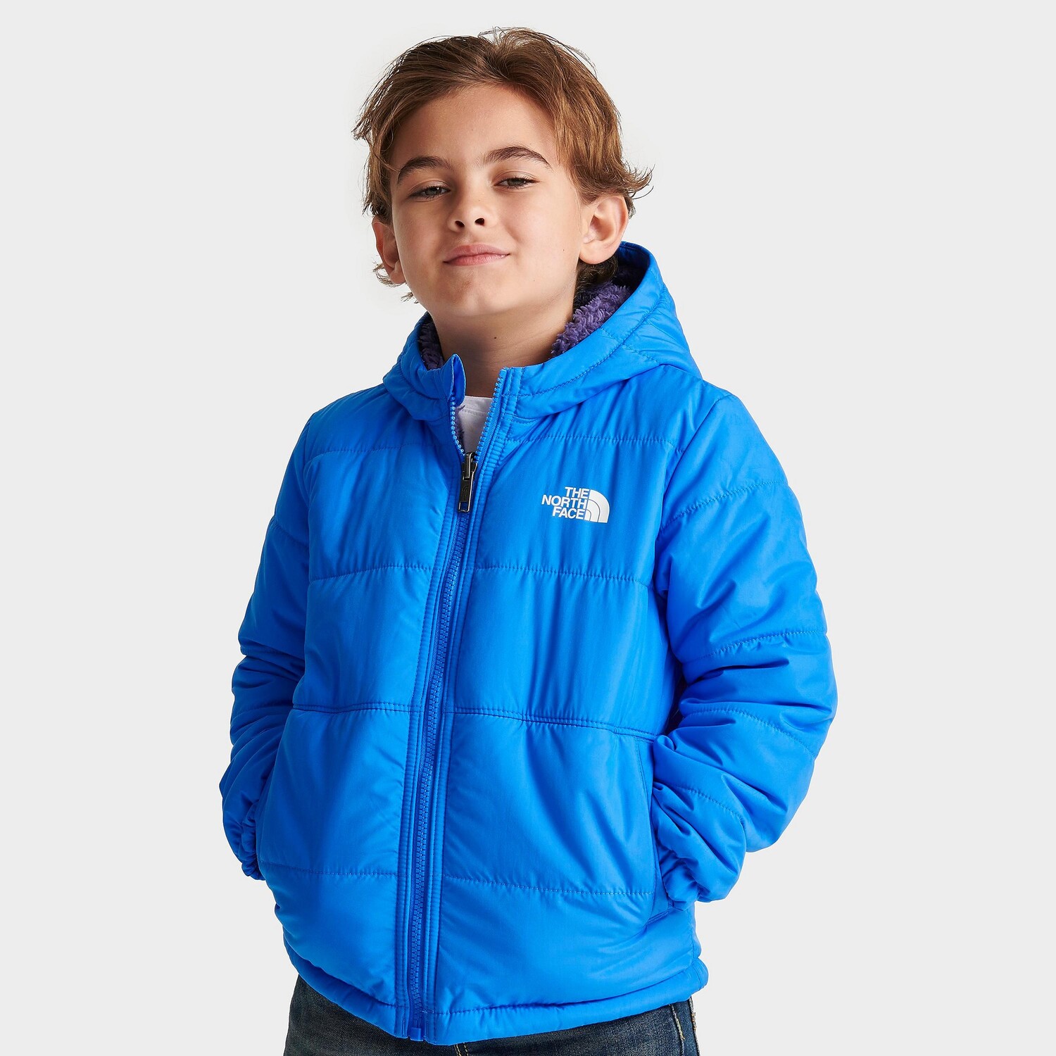 

Двусторонняя куртка The North Face Mount Chimbo для малышей для малышей, синий