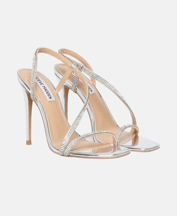 

Босоножки на каблуке Steve Madden, серебряный