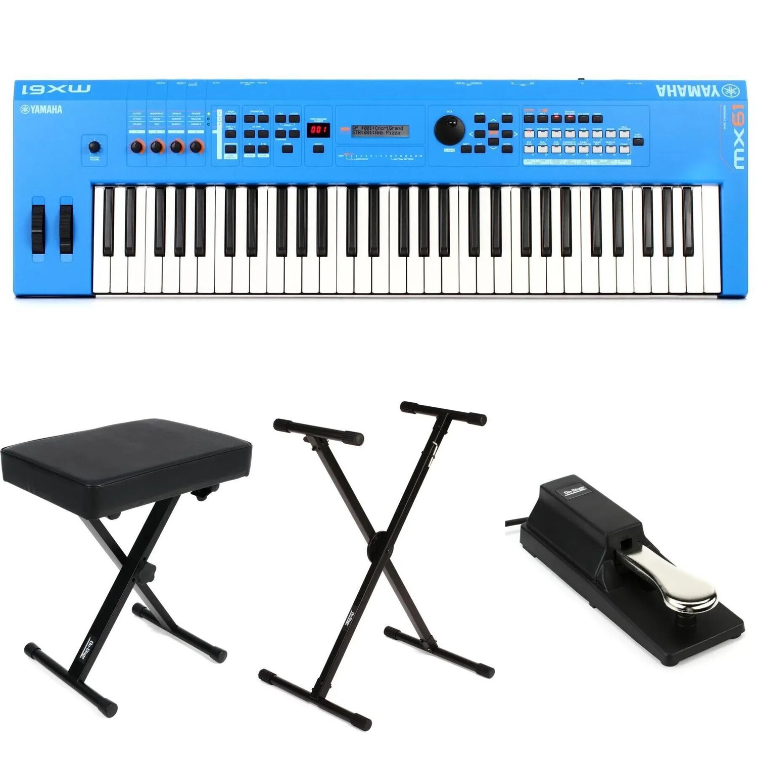 

Комплект клавиатуры Yamaha MX61 Essential — синий
