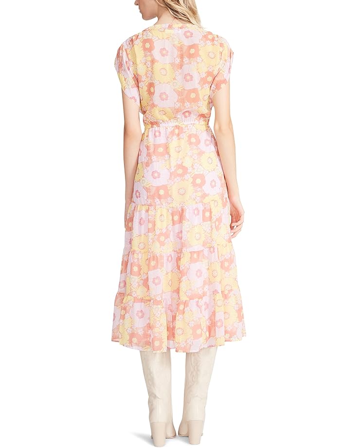 Платье Steve Madden Leigh Midi Dress, цвет Pink Multi