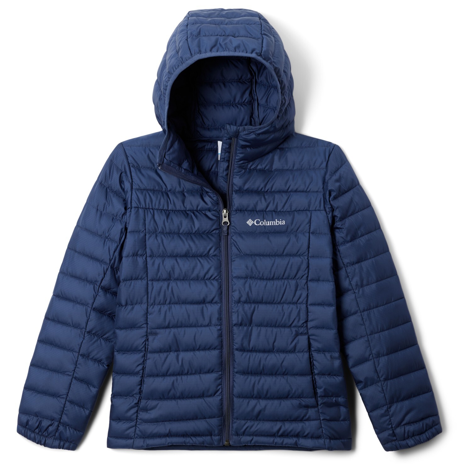 Куртка из синтетического волокна Columbia Girl's Silver Falls Hooded, цвет Nocturnal бейсболка columbia baxter falls dad cap черный