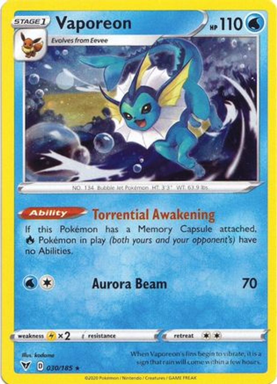 

Карточная игра Vaporeon - 030/185 (Cosmos Holo) 30 - Miscellaneous Cards Products Holofoil