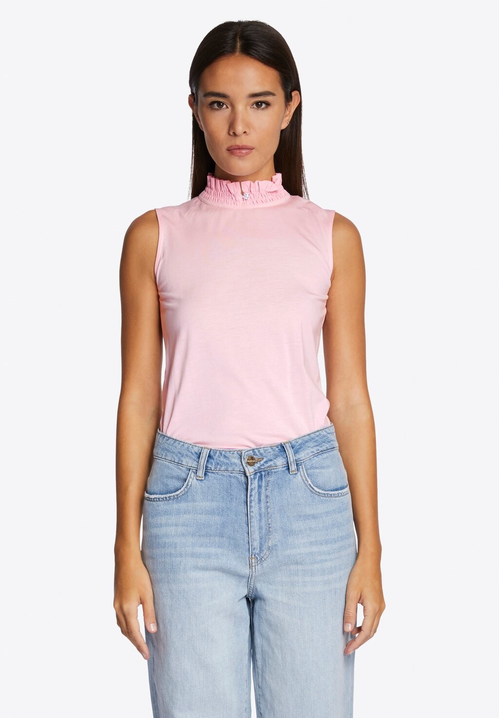 

Топ MIT GESMOKTEM KRAGEN Rich & Royal, цвет rose quartz