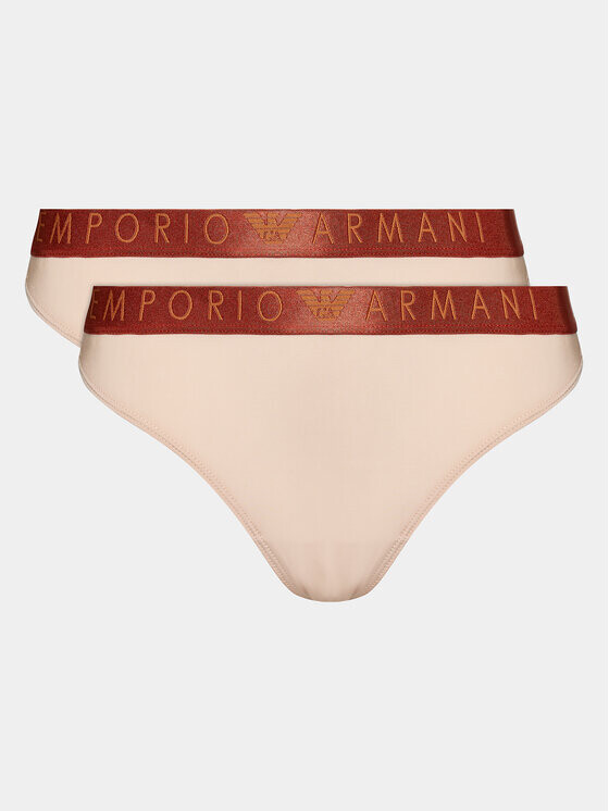 

Комплект из 2 женских трусов Emporio Armani Underwear, бежевый