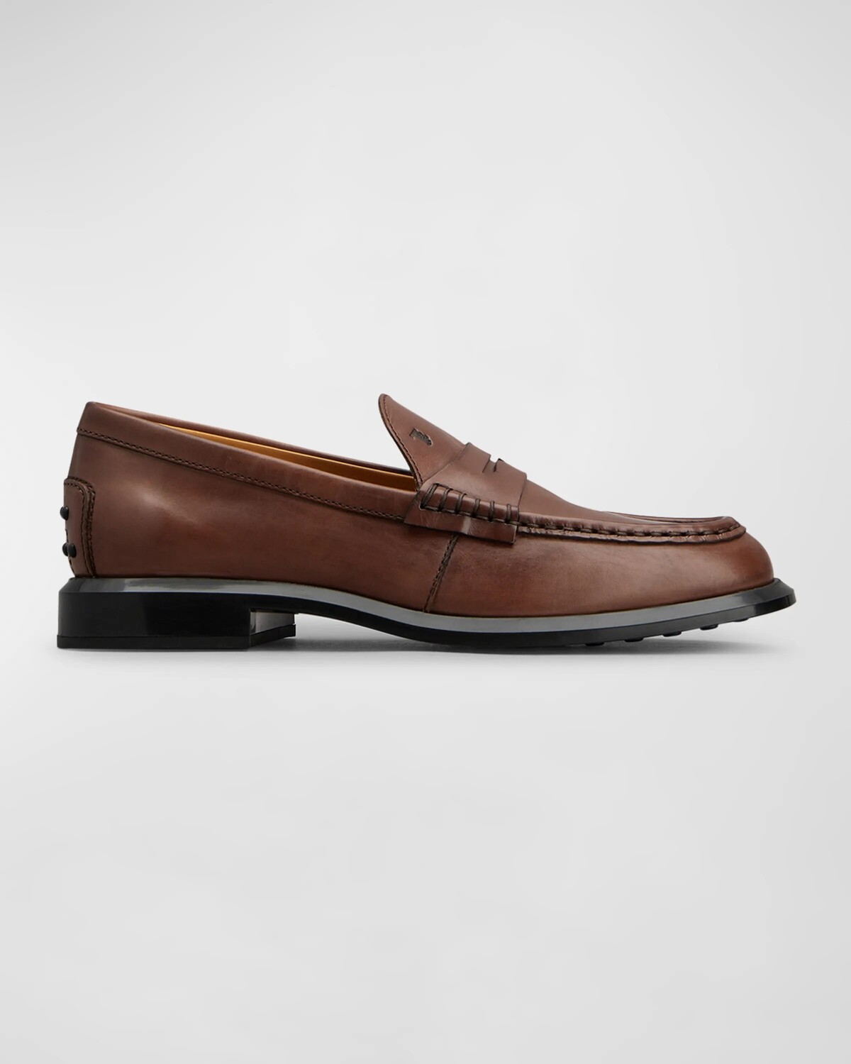 

Кожаные классические пенни-лоферы Tod's, цвет Dark Brown