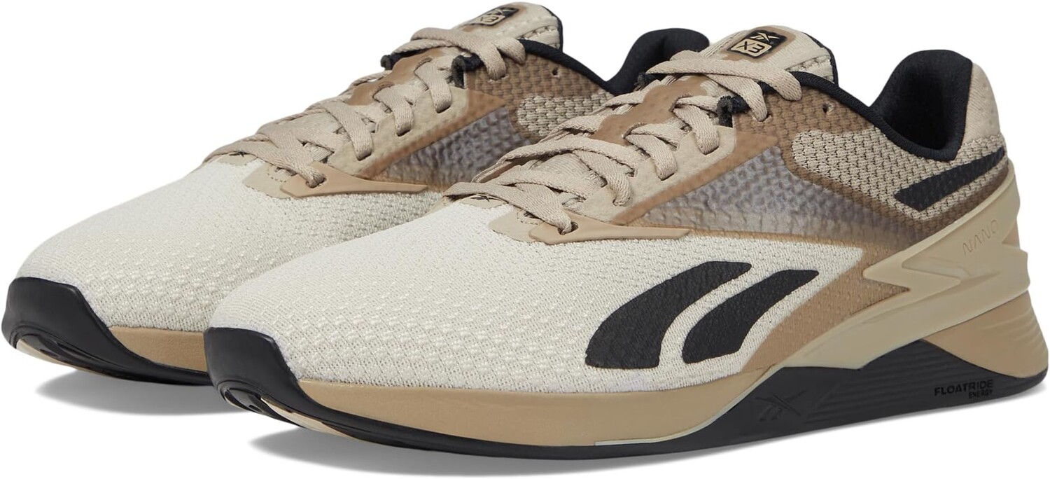 

Кроссовки Nano X3 Reebok, цвет Boulder Beige/Stucco/Black