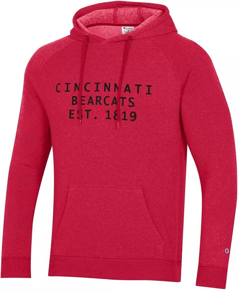 

Мужская красная флисовая толстовка Champion Cincinnati Bearcats Triumph