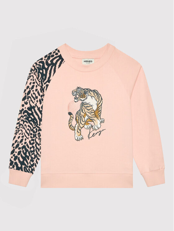 

Толстовка обычного кроя Kenzo Kids, розовый