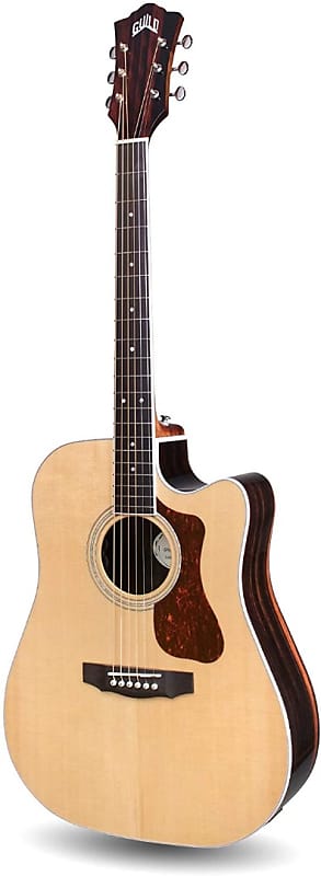 Акустическая гитара Guild D-260CE Deluxe Acoustic Electric Natural Cutaway Guitar - Westerly Collec.
