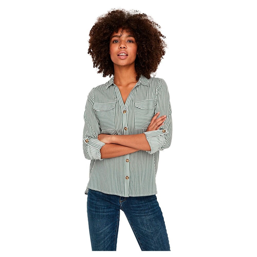 

Рубашка Vero Moda Bumpy 3/4, зеленый