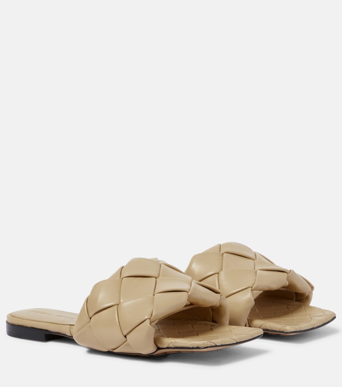 

Кожаные сандалии Lido Bottega Veneta, бежевый