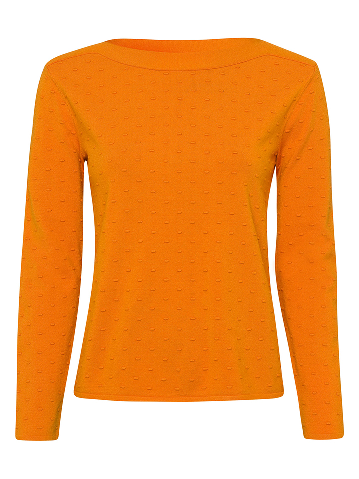 Свитер Zero, оранжевый свитер zero mit bumendruck оранжевый