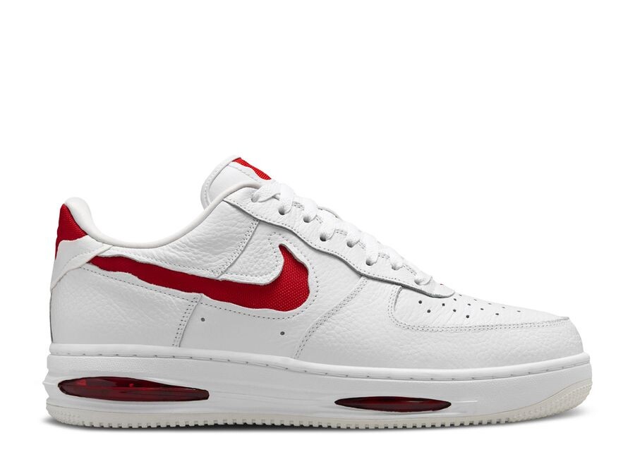 

Кроссовки Nike Air Force 1 Low Evo 'White University Red', белый