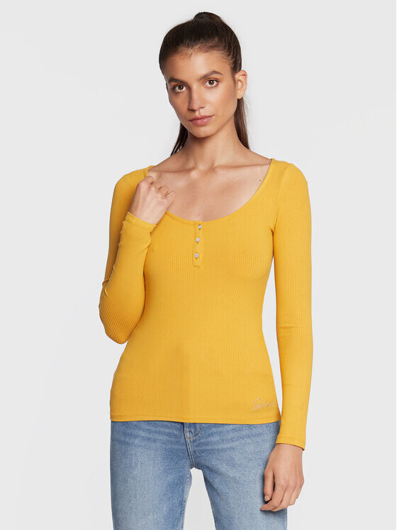 

Узкая блузка Guess, желтый