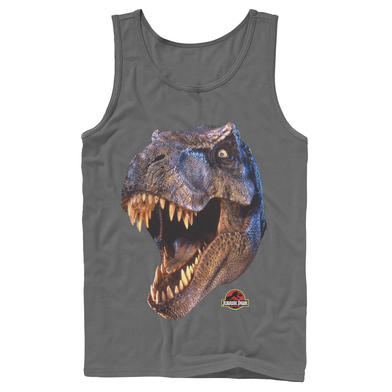 

Мужская майка с принтом «Парк Юрского периода» T-Rex Head Roar Licensed Character