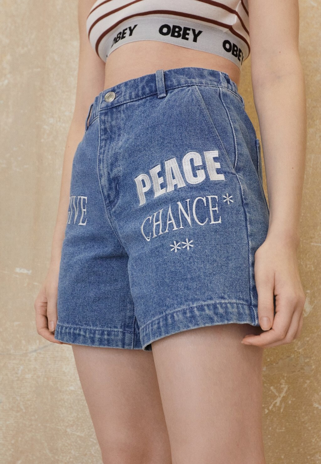 

Джинсовые шорты Obey Clothing