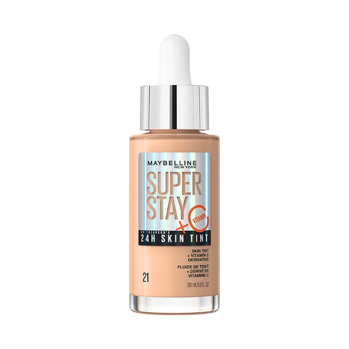 Набор косметики SuperStay Skin Tint + Vitamina C 24h base de maquillaje Maybelline New York, 21 минеральный тинт lavera mineral skin tint 27 мл