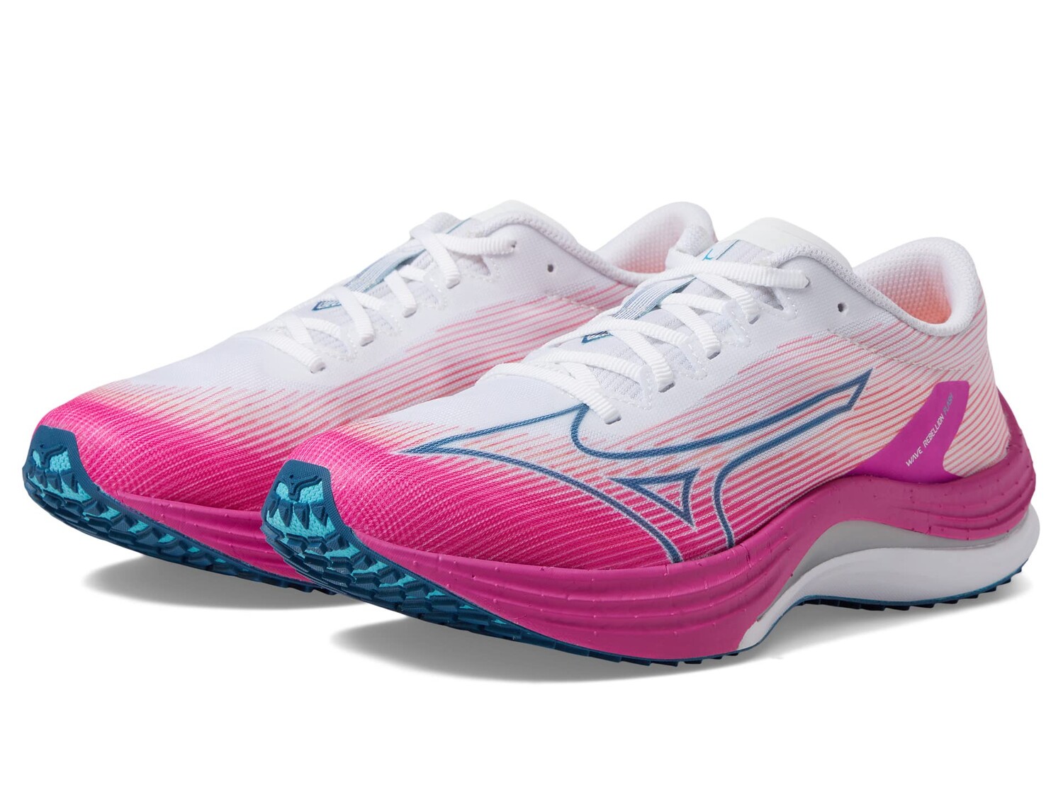 

Кроссовки Mizuno Wave Rebellion Flash, белый/серебристый