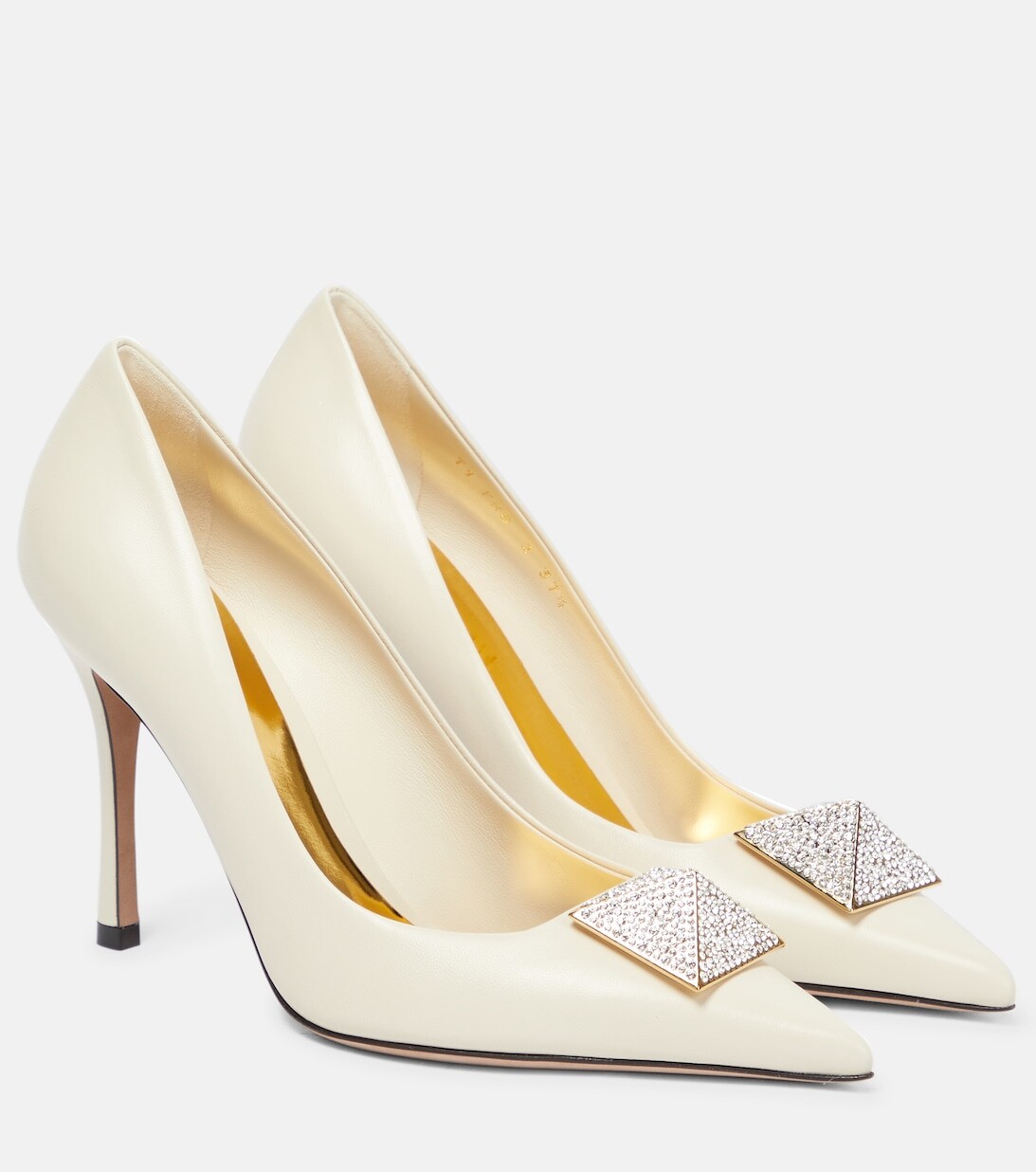 

Туфли-лодочки One Stud с декором Valentino Garavani, белый