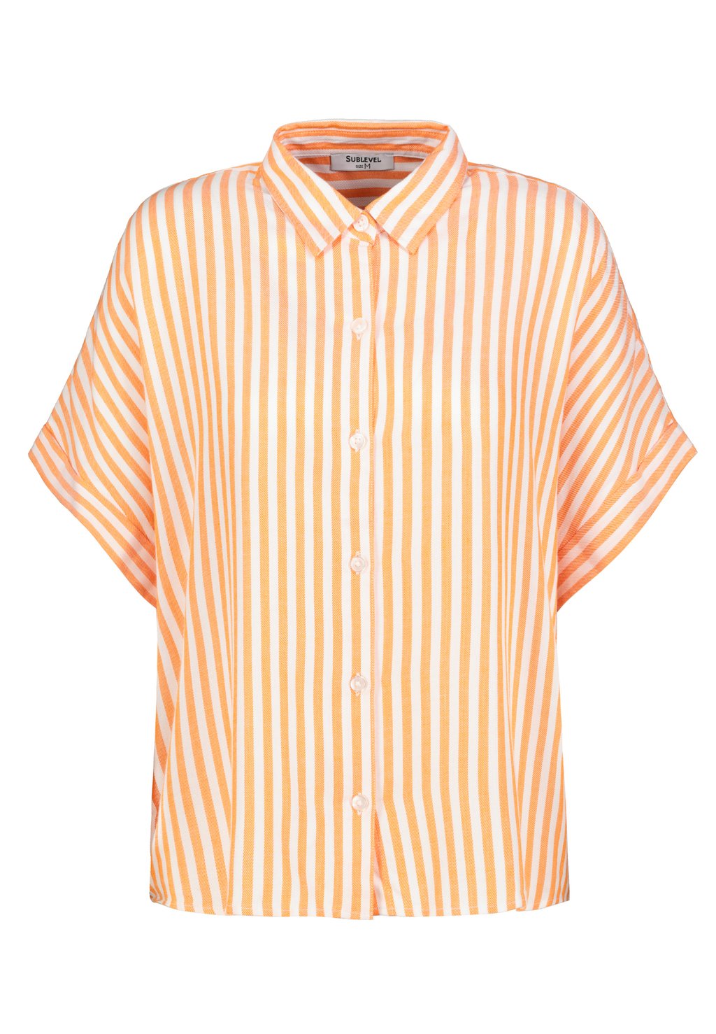Блузка-рубашка KURZARM Sublevel, цвет orange блузка рубашка mustang цвет orange