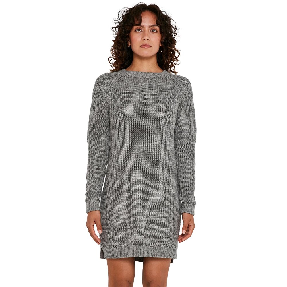 

Платье Noisy May Siesta Long Sleeve O Neck Knit, серый