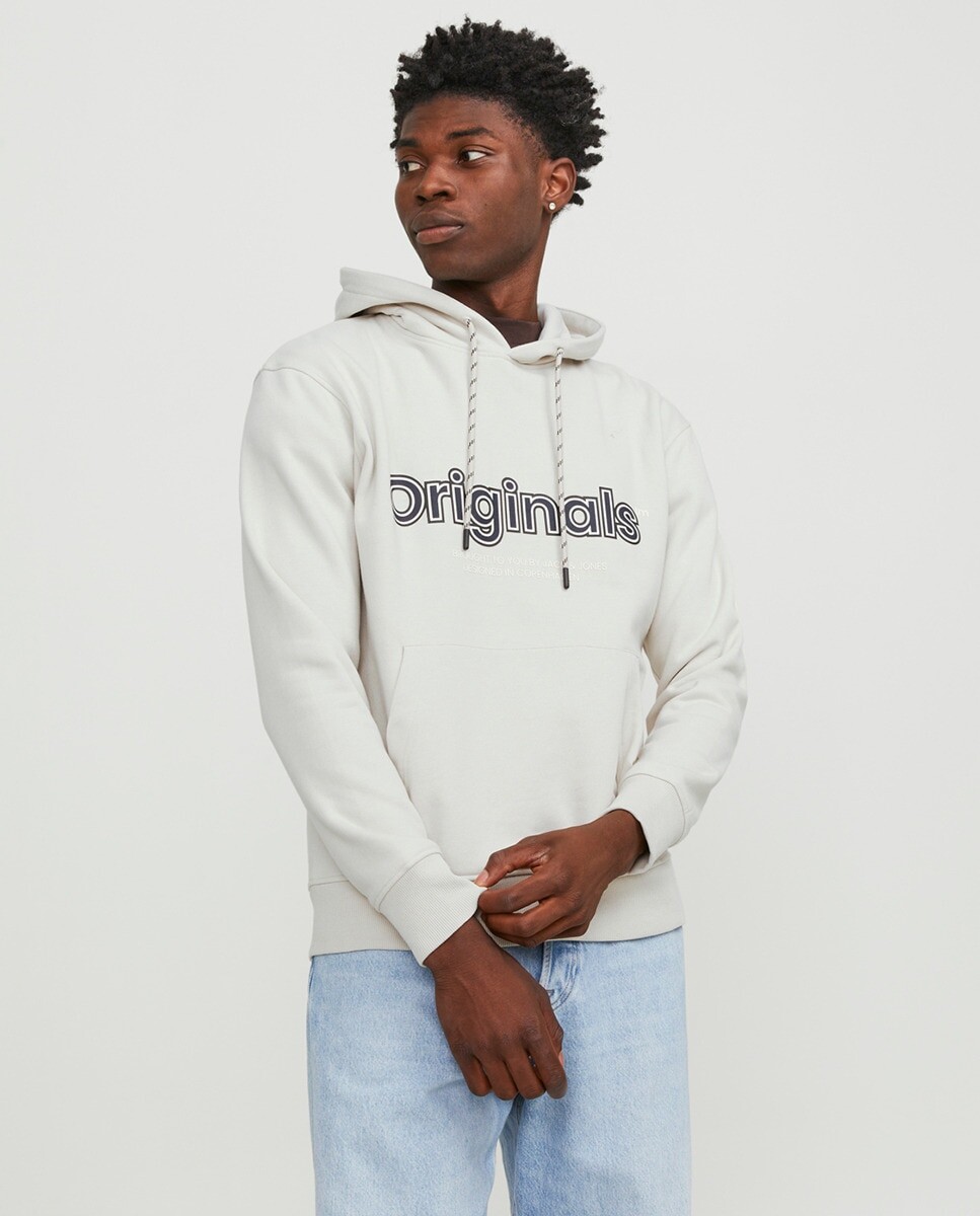 

Мужская толстовка с капюшоном Jack & Jones, естественный