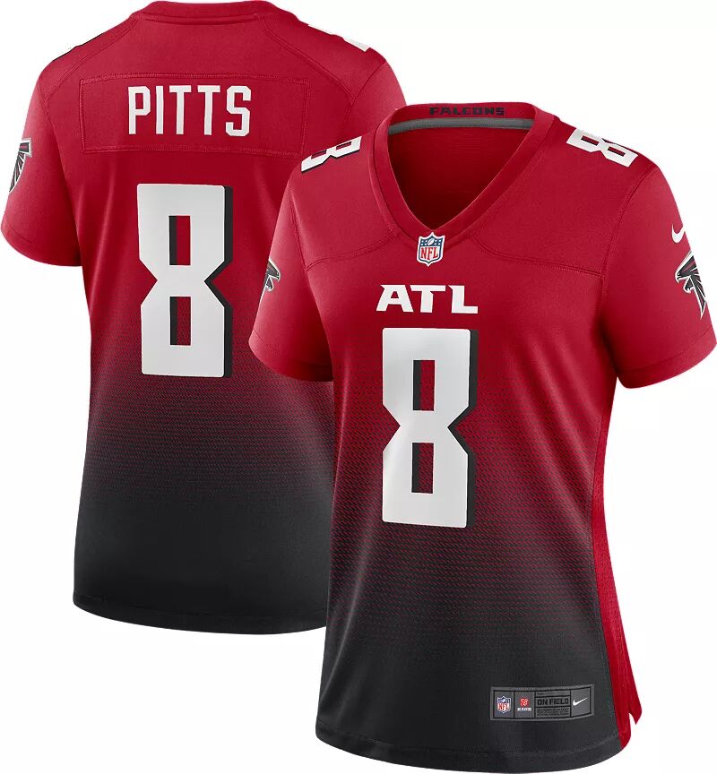 цена Женская майка Nike Atlanta Falcons Kyle Pitts #8 для альтернативной игры