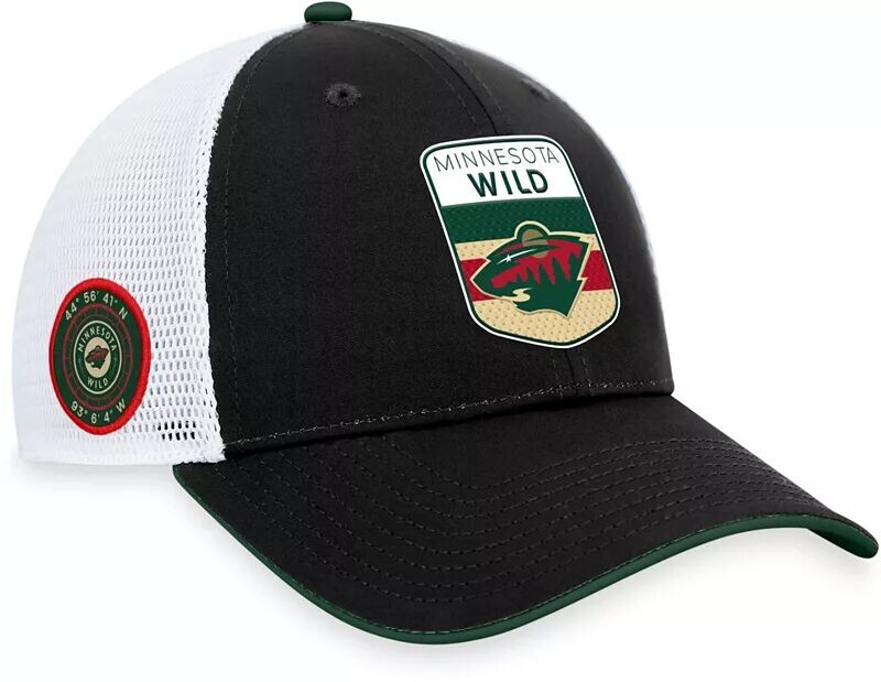 

Аутентичная кепка дальнобойщика NHL Minnesota Wild 2023-2024 Pro Draft