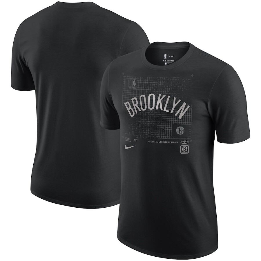 

Футболка с коротким рукавом Nike Brooklyn Nets, черный